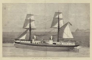 Unsere Marine, neuer Stil, die Inflexible